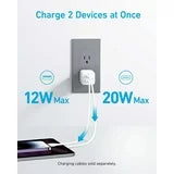 33W, Anker 323 Charger, USB C Charger 2 Port Compact Charger with Foldable Plug for iPhone 14/14 Plus/14 Pro/14 Pro Max/13/12, Pixel, Galaxy, iPad/iPad Mini and More (Cable Not Included) - White