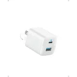 33W, Anker 323 Charger, USB C Charger 2 Port Compact Charger with Foldable Plug for iPhone 14/14 Plus/14 Pro/14 Pro Max/13/12, Pixel, Galaxy, iPad/iPad Mini and More (Cable Not Included) - White