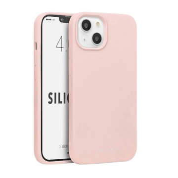 Pink Silicone Cover- For iPhone