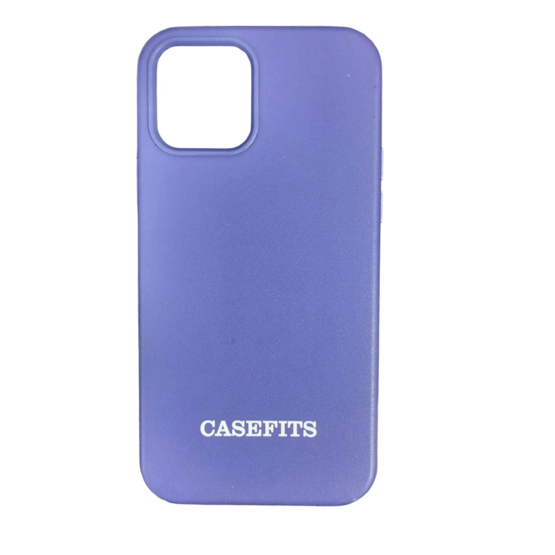 CASEFITS Purple Silicone Cover- For iPhone